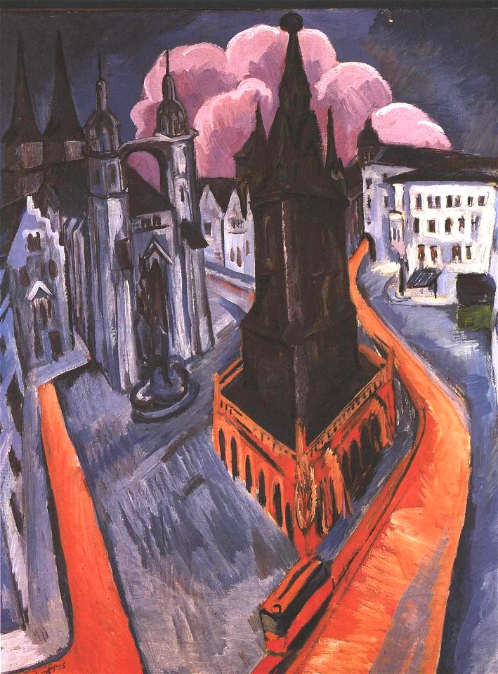 Kirchner - Der rote Turm von Halle