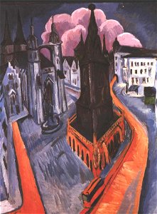 Kirchner - Der rote Turm von Halle