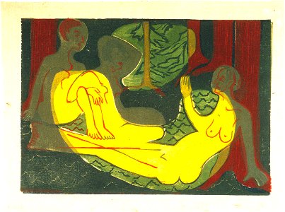 Kirchner - Drei Akte im Walde - 1933