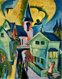 Kirchner - Königstein mit roter Kirche