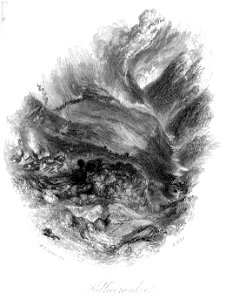 Killiecrankie engraving by William Miller after Turner R550