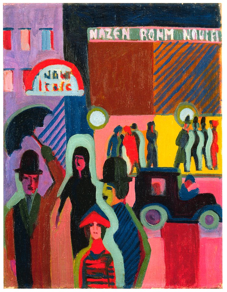 Kirchner - Kaufhaus im Regen - 1926-27