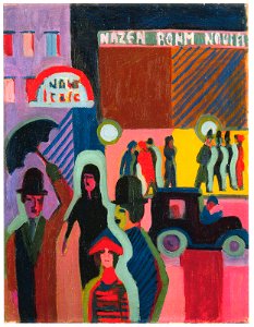 Kirchner - Kaufhaus im Regen - 1926-27