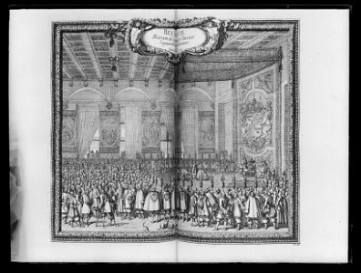 King of Sweden sent by the emperor with Turkish ambassador Hanassa, 1656.- Livrustkammaren - 8782
