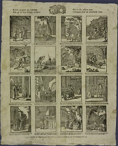 Kinder-deugden en gebreken ziet ge in deze printjes spreken-Catchpenny print-SMC K 0119