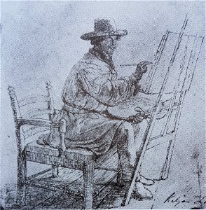 Kilian Zoll målar 1851 x Bengt Nordenberg