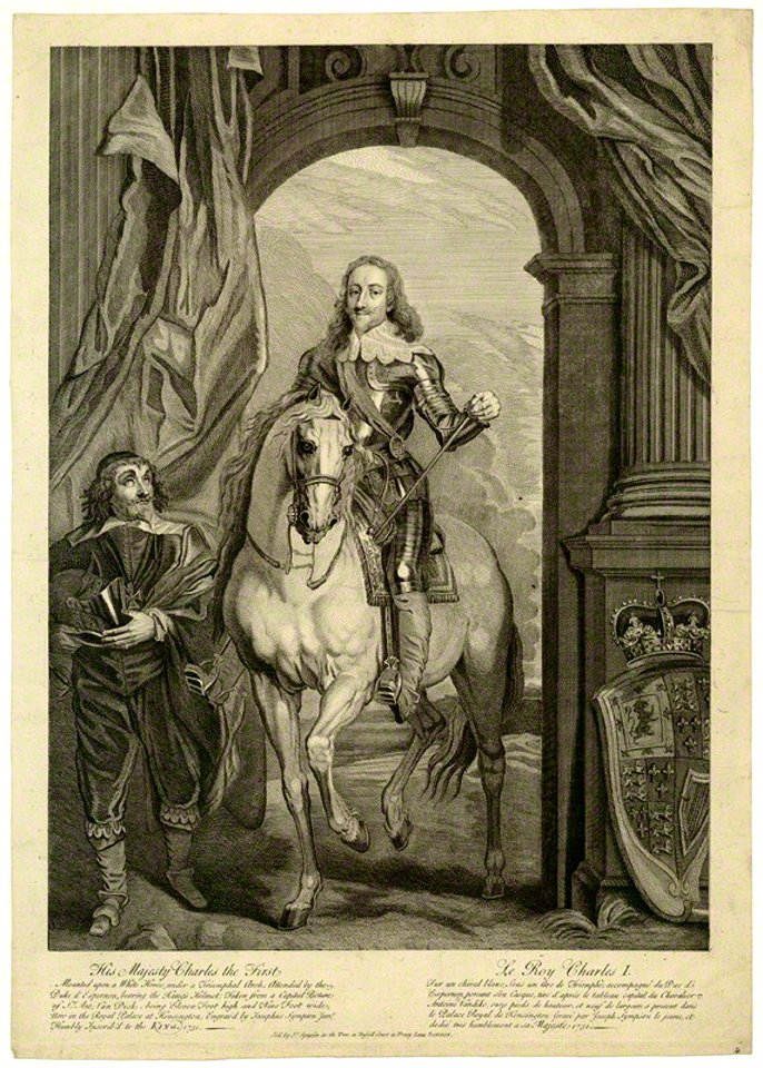 King Charles I and Pierre Antoine Bourdon
