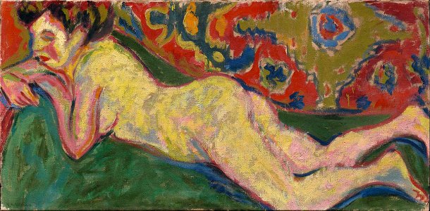 Kirchner - Liegender Akt 1909