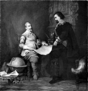 King Gustav II Adolf of Sweden and his Chancellor Axel Oxenstierna (Johan Christoffer Boklund) - Nationalmuseum - 21805