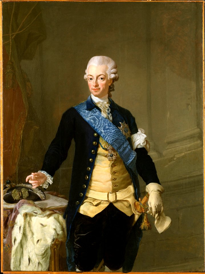 King Gustav III of Sweden (Lorens Pasch d.y.) - Nationalmuseum - 19407