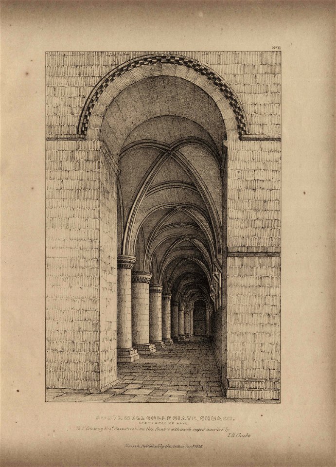 Killpack Southwell Minster 1839 Plate 11