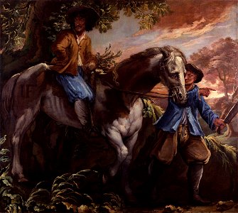 King Charles II on Humphrey Penderel's Mill Horse by Isaac Fuller