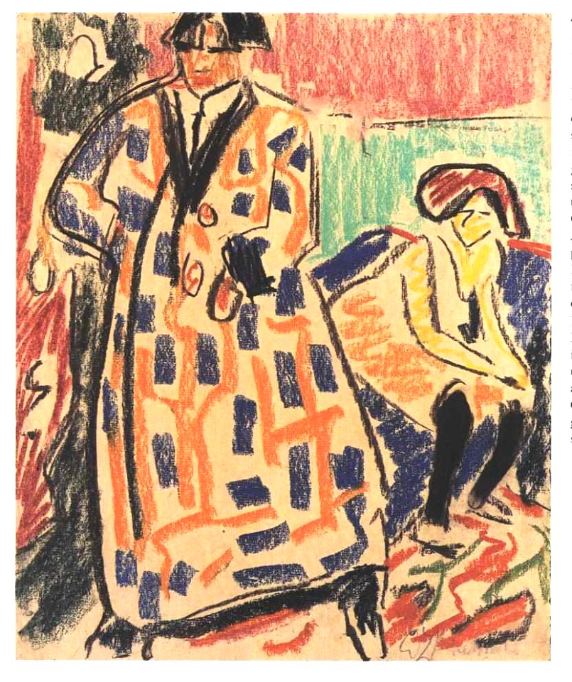 Kirchner - Selbstbildnis mit Modell 001
