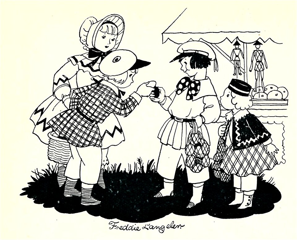 Kinderen op de markt - Freddie Langeler