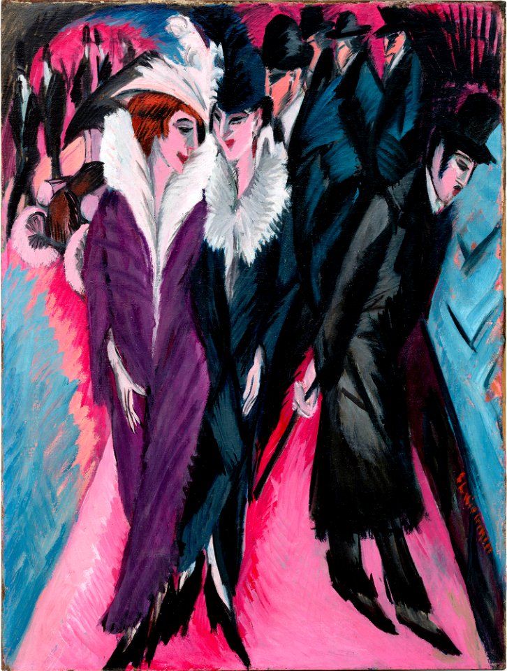 Kirchner 1913 Street, Berlin