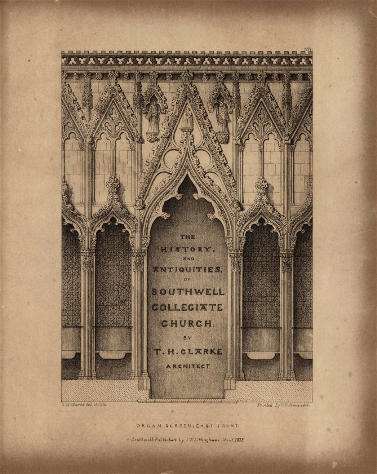 Killpack Southwell Minster 1839 Plate 06