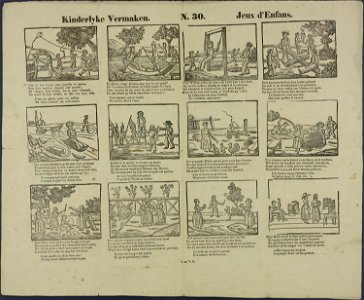 Kinderlyke vermaken-Catchpenny print-Borms 0565