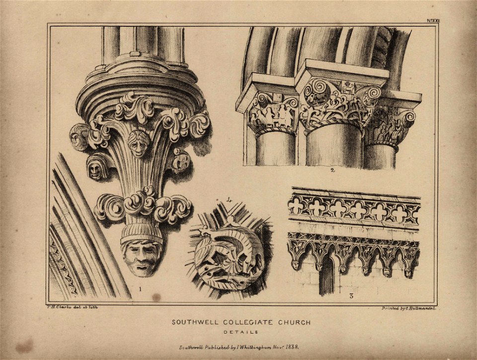 Killpack Southwell Minster 1839 Plate 22