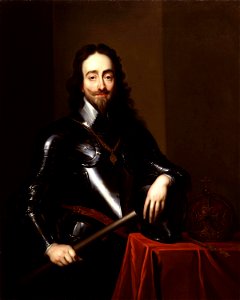 King Charles I by Sir Anthony Van Dyck. Free illustration for personal and commercial use.