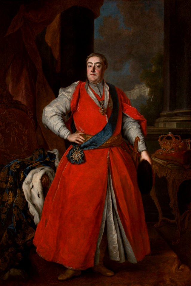 King August III in Polish costume by Louis de Silvestre