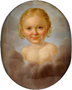 Kinderportrait Johanna Magdalena Elisabetha Jungmichel. Free illustration for personal and commercial use.