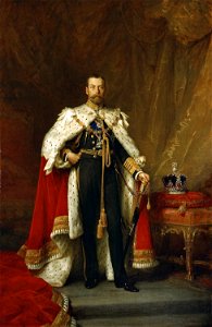 King George V 1911. Free illustration for personal and commercial use.