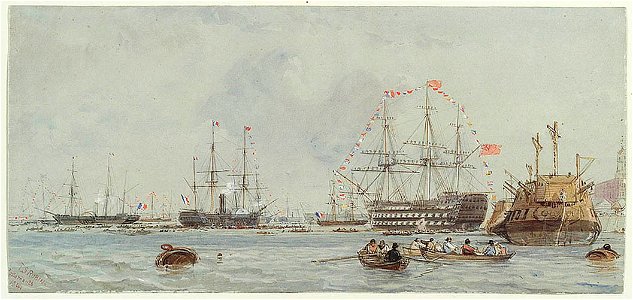 King Louis-Philippe's visit to Queen Victoria, 1844 RMG PX9823