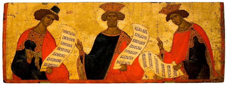 Kirillo-Belozersky iconostasis 04. Daniel, David, Solomon