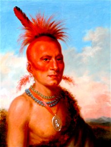 Charles Bird King - Sharitarish (Wicked Chief), Pawnee - Google Art Project. Free illustration for personal and commercial use.