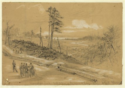 Kimmidges Creek, left defence of the camp at Harrisons Landing LCCN2004660054