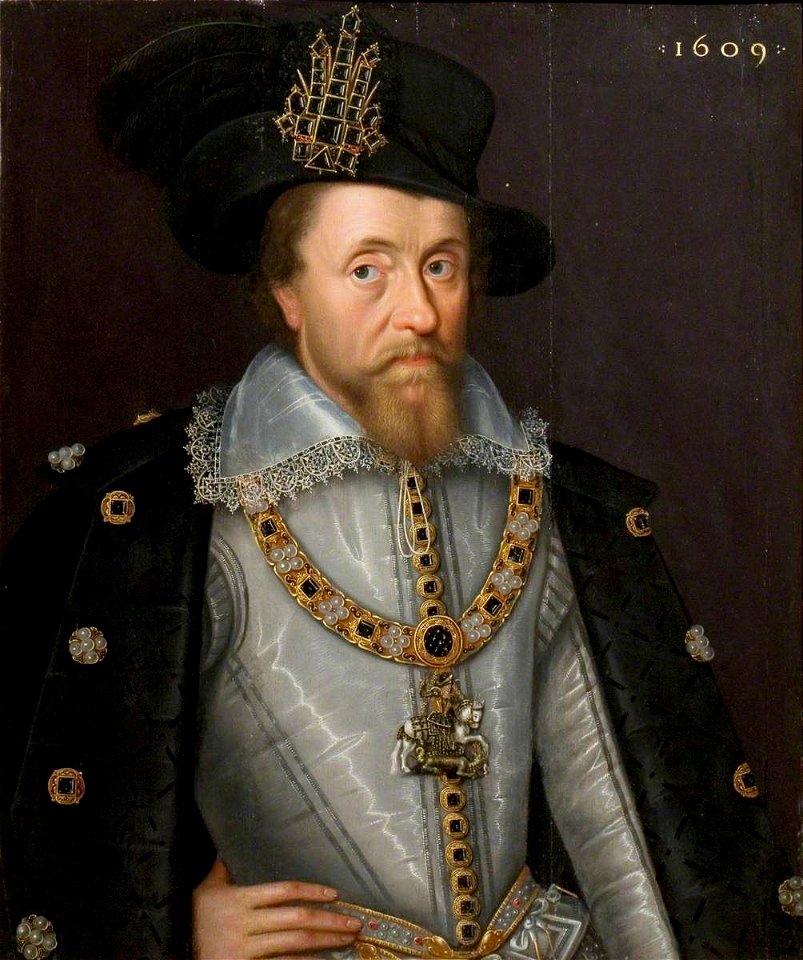 King James I of England and VI of Scotland (1566–1625), by John de Critz the Elder