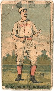 King Kelly, Boston Beaneaters, baseball card portrait LCCN2007680751