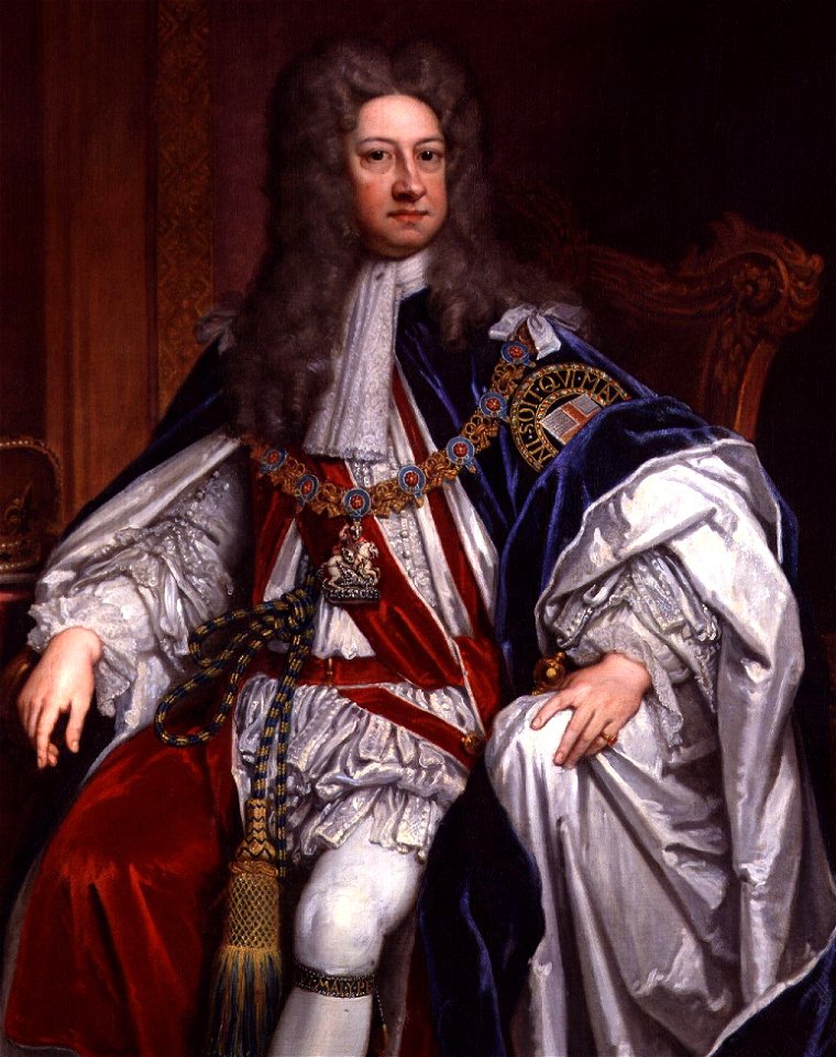 King George I by Sir Godfrey Kneller, Bt (cropped)