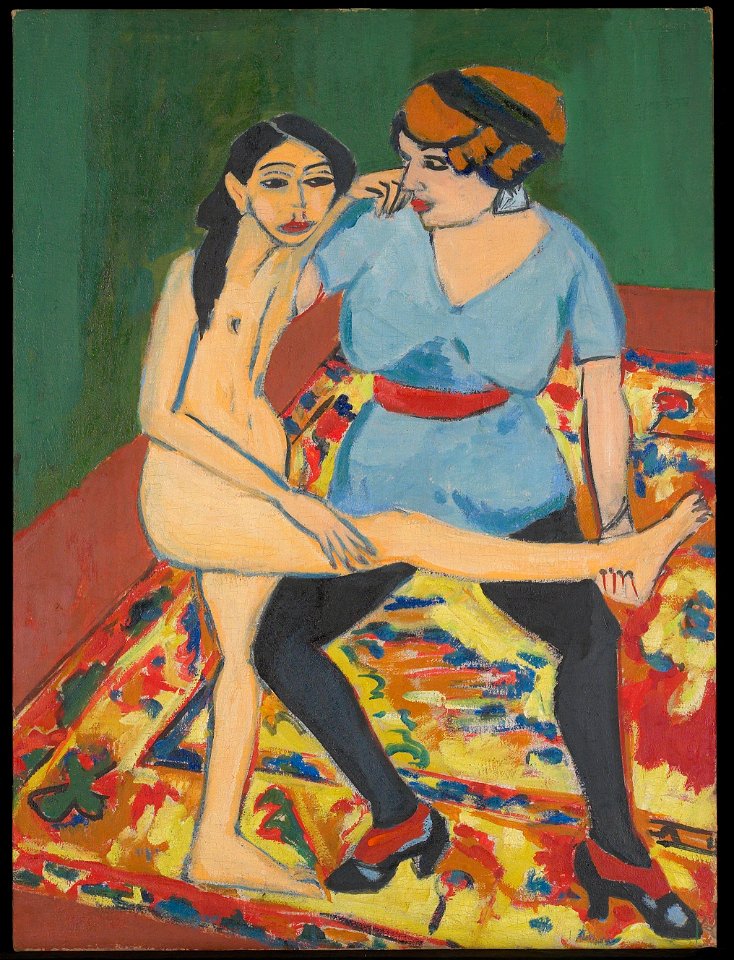 Ernst Ludwig Kirchner - Dance Training - 80.27 - Minneapolis Institute of Arts