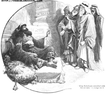 King Rehoboam consulted with the old men