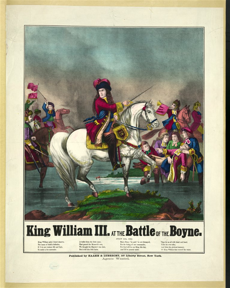 King William III at the battle of the Boyne LCCN2006677696