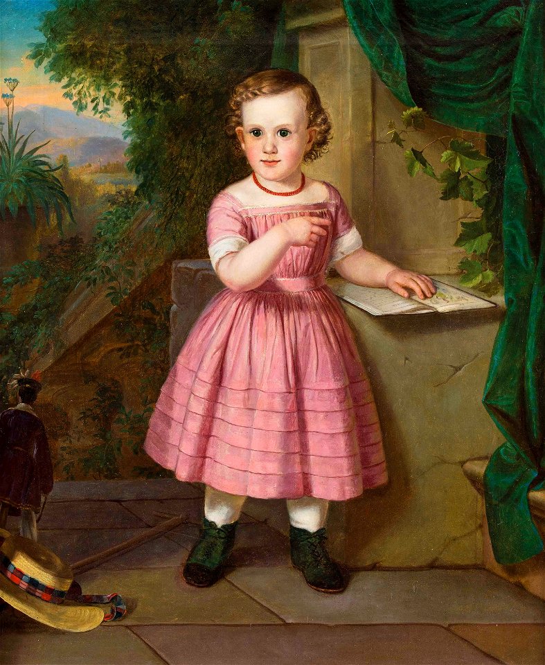 Kinderporträt Sophie von Bischoffshausen 1851