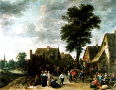 Kirmes im Wirtshaus zum Halbmond David Teniers d J