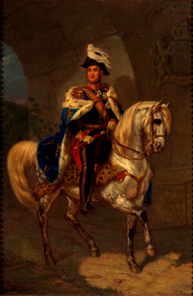 King William II on Horseback by Theodoor Schaepkens Limburgs Museum G11088