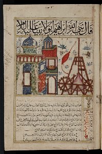 Kitab al-Bulhan --- middle eastern house and machine