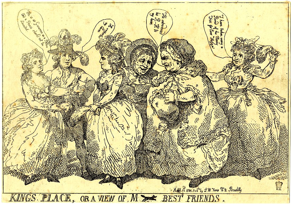 Kings place, or a view of M (Fox) best friends. (BM 1851,0901.207)