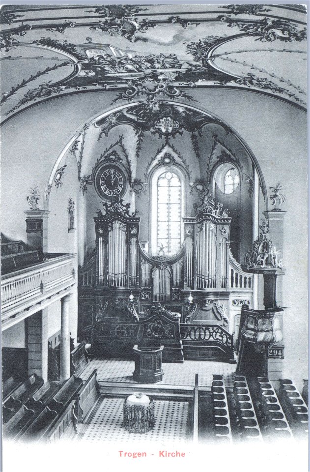 Kirche Trogen Innenansicht