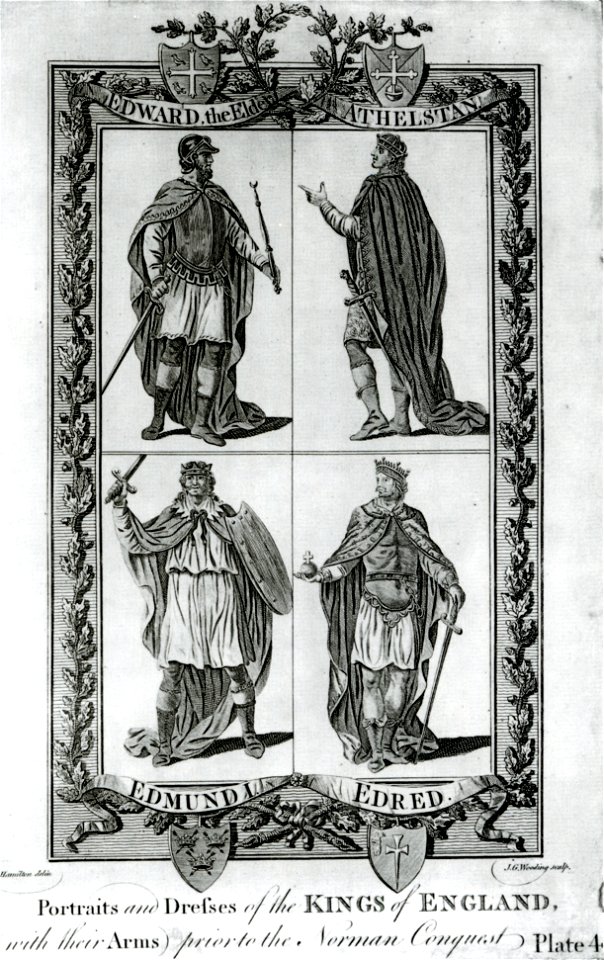 Kings Edward the Elder, Athelstan, Edumund and Edred
