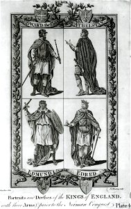 Kings Edward the Elder, Athelstan, Edumund and Edred