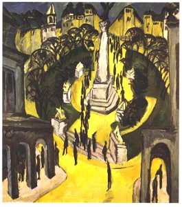 Kirchner - Belle Aliance Platz in Berlin