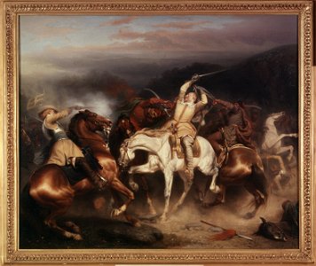 King Gustav II Adolf of Sweden at Stuhm (Carl Wahlbom) - Nationalmuseum - 18244