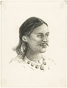 KITLV - 36B251 - Borret, Arnoldus - Hindu man - Pen and ink - Circa 1880