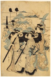 Kitagawa Utamaro Wandering Women Thielska 605c