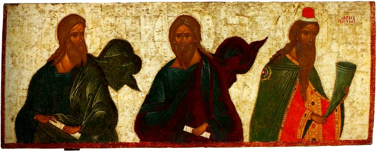 Kirillo-Belozersky iconostasis 02. Nathan, Haggai, Samuel