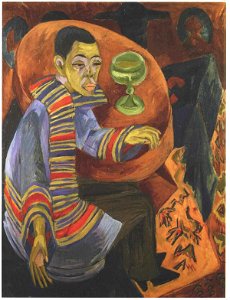 Kirchner - Der Trinker - Selbstbildnis